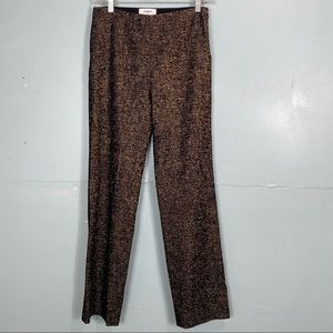 Ports 1961 Gold Black Sparkle Pants Sz 0